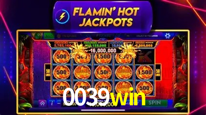 Loterias online na 0039win