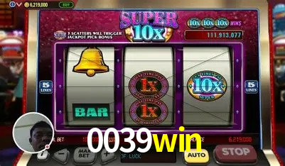 Variedade de jogos na 0039win